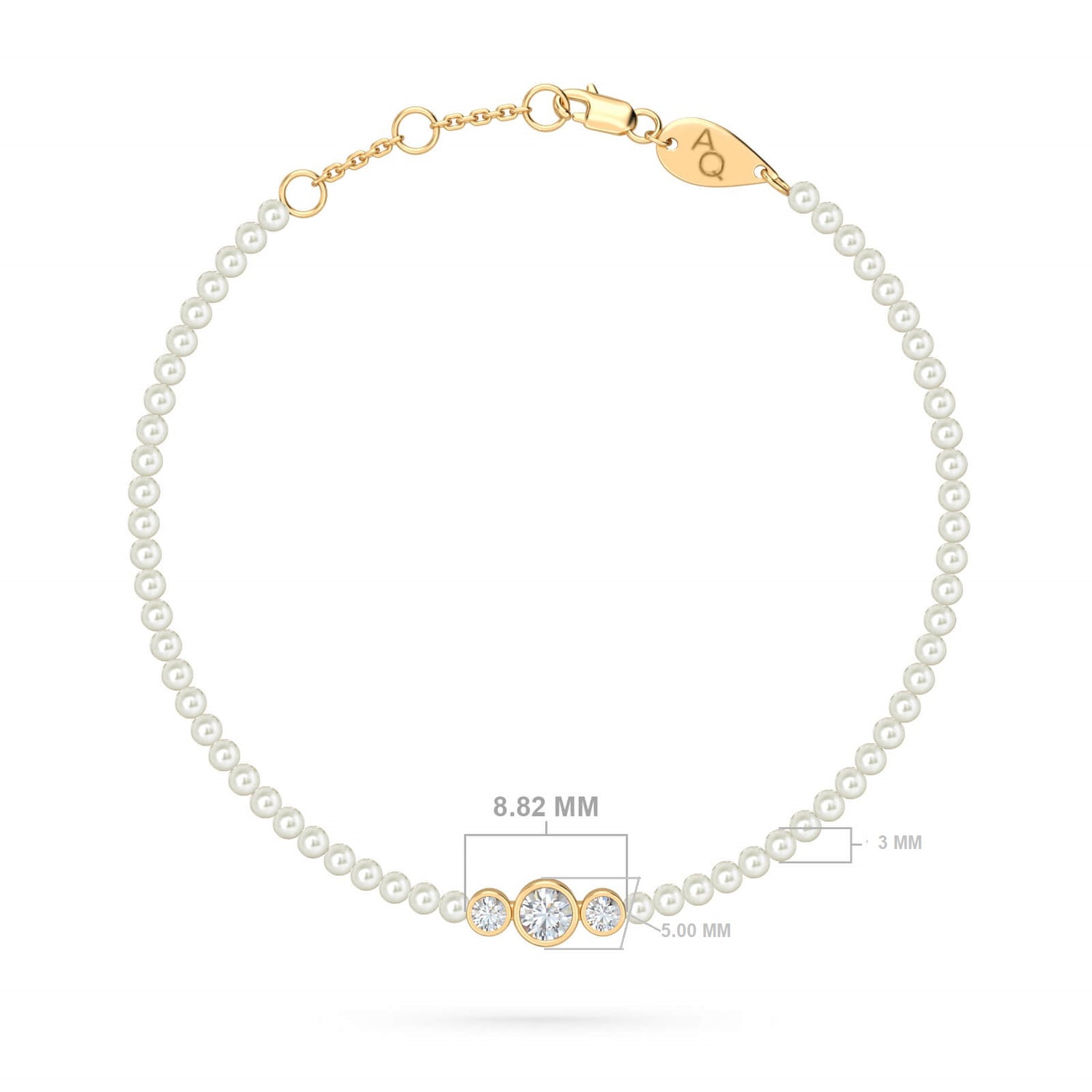 Trilogy Pearls Bracelet