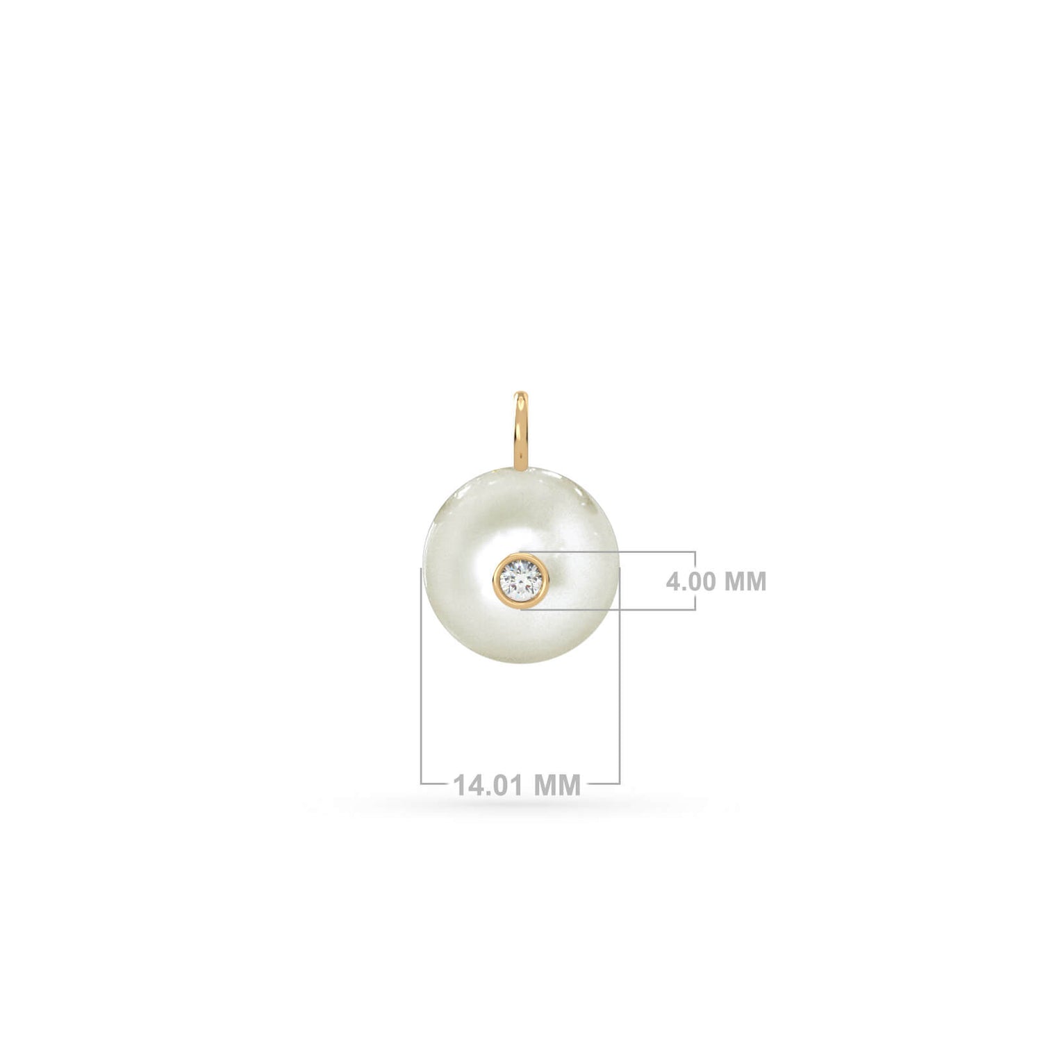 Charm Pearl White Eye
