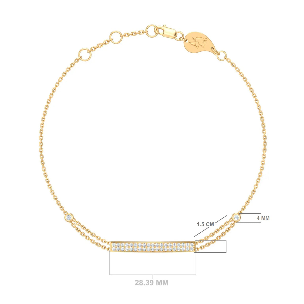 Paris-Dubai Premium Bracelet, solid 18K gold, view 3 of 8