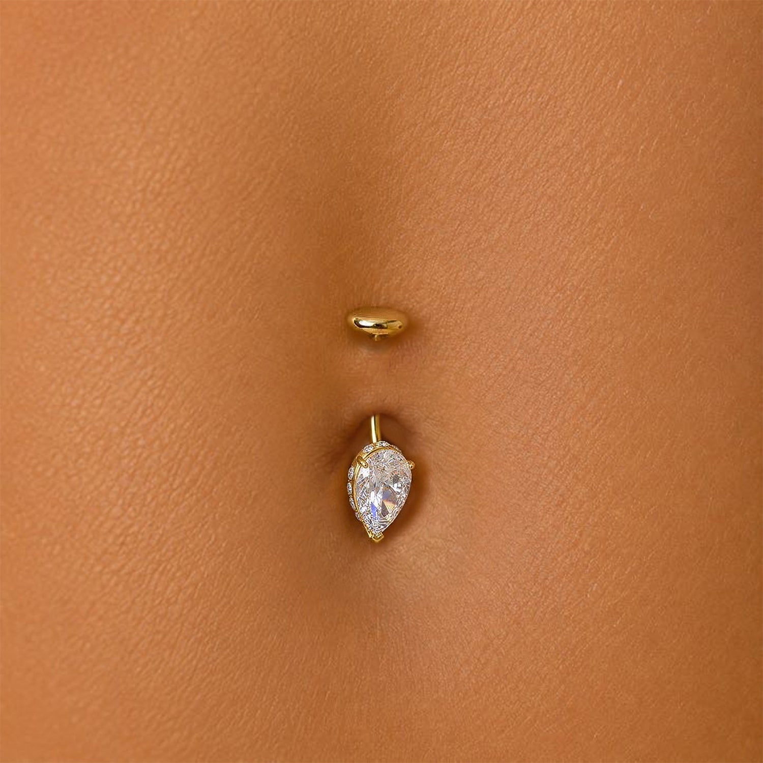 Floater Barbell Pear Belly Button