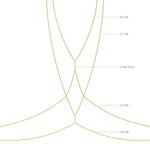Pearls Body Chain- Yellow gold - Aquae Jewels - Exquisite Jewelry