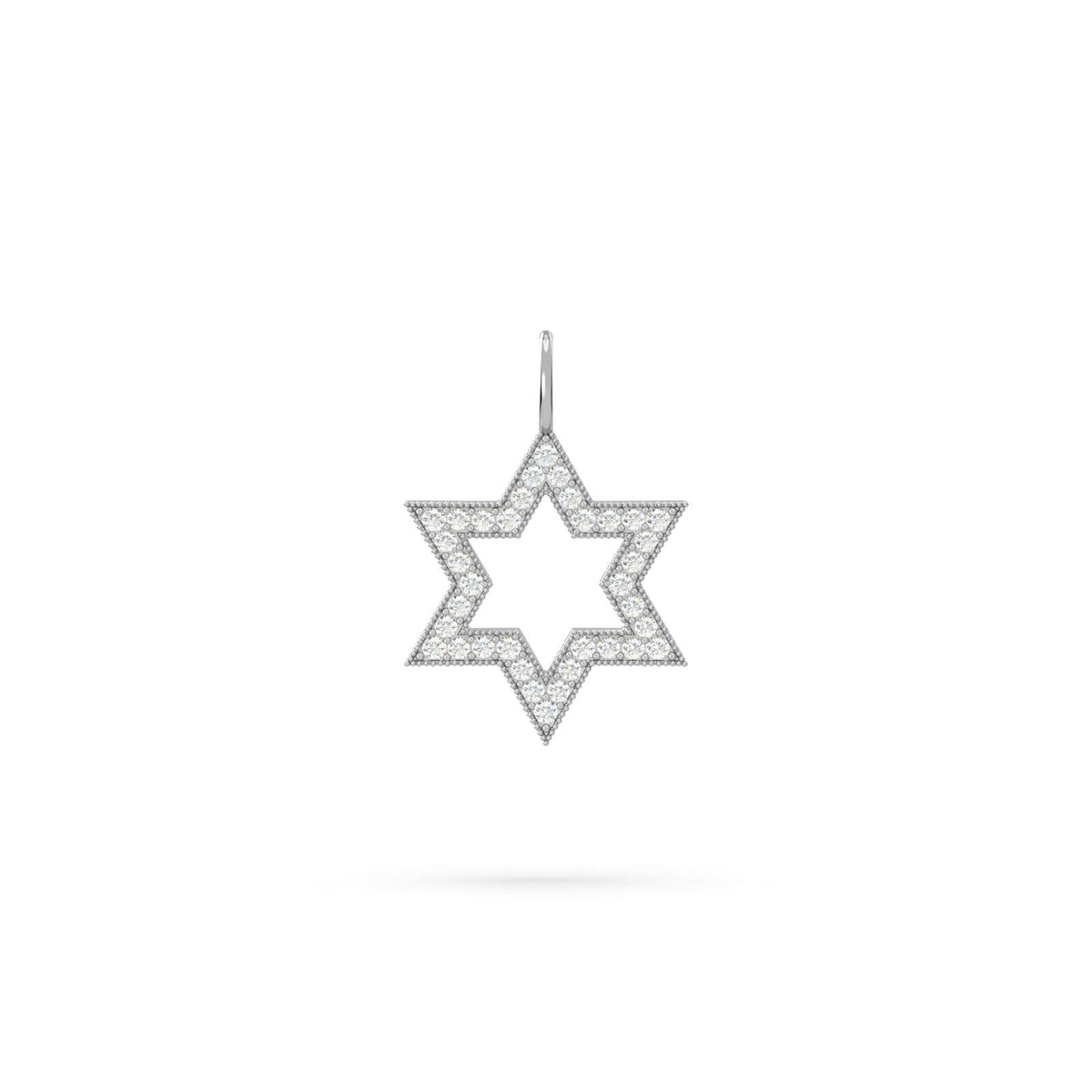 Celestial Diamond Star Charm, solid 18K gold, view 2 of 6