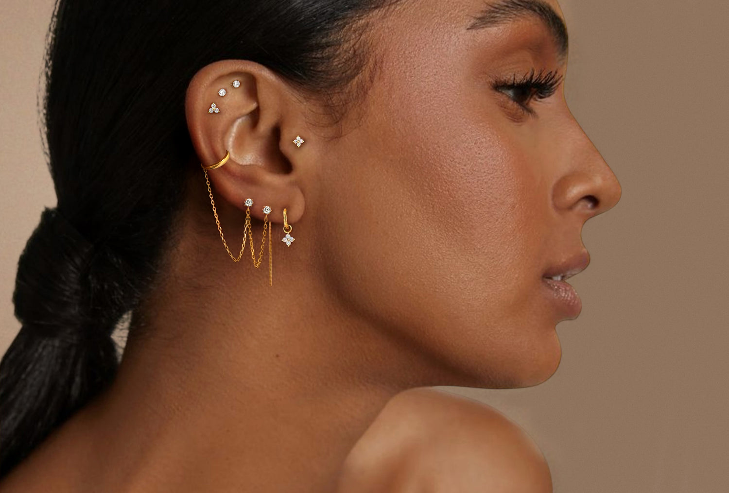 Wave Chain Earrings