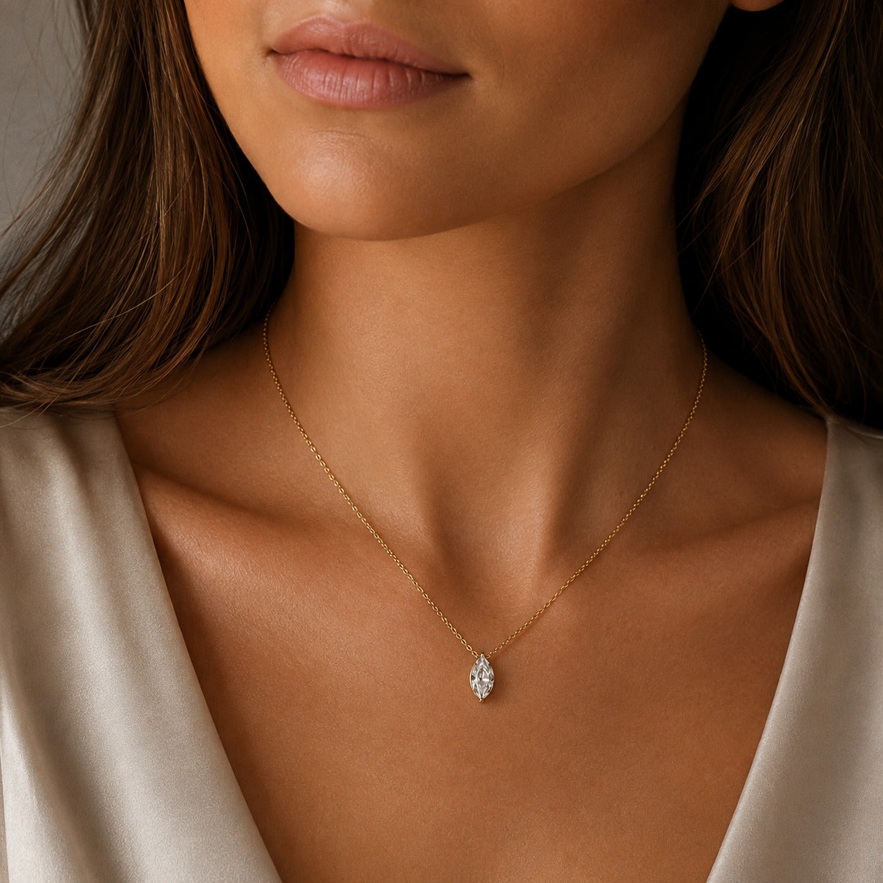 Pure Marquise Necklace
