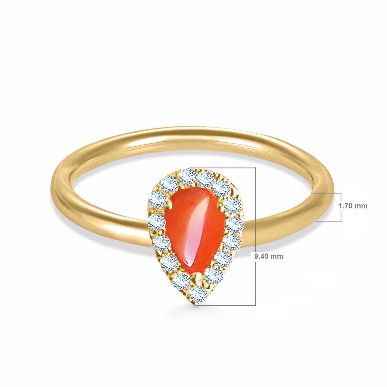 Empress Coral Ring