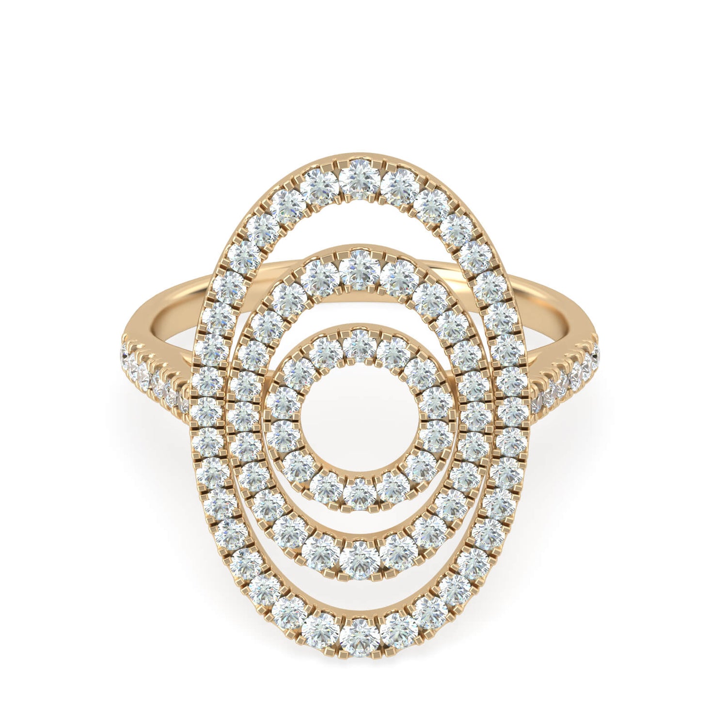 Ring Gazebo 18K Gold and Diamonds