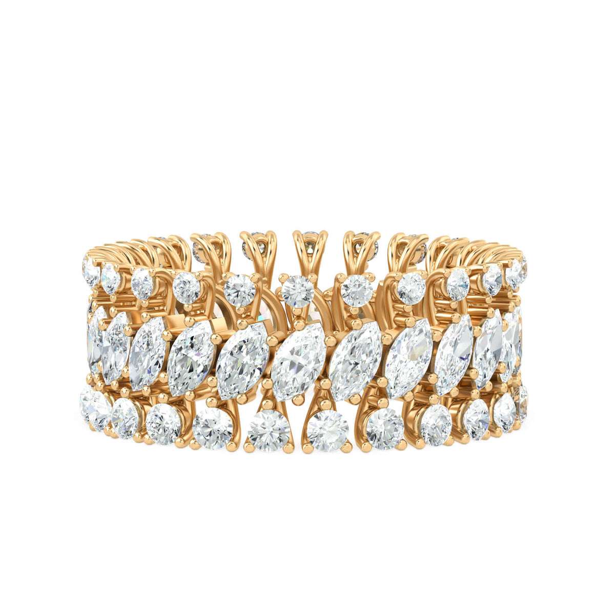 trendy-diamond-ring-ginger-simple-18k-gold