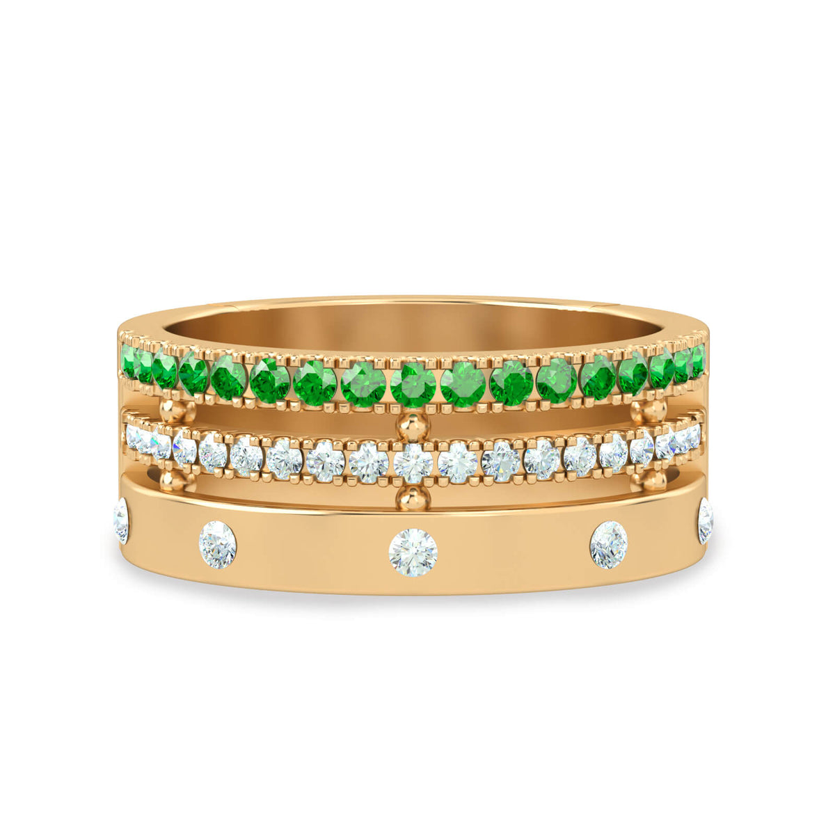 gold-rings-with-precious-stones-rich-bold-smoky-18k-gold