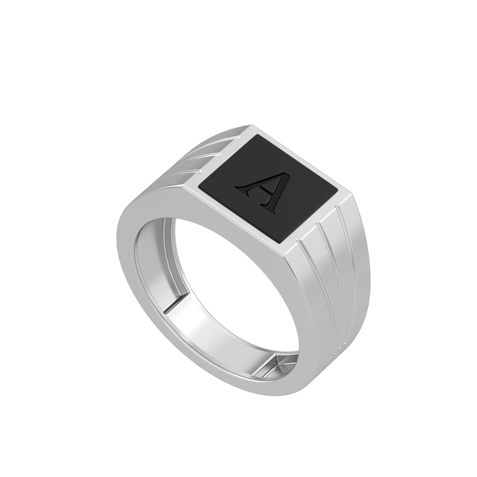 Square Signet Ring – Aquae Jewels