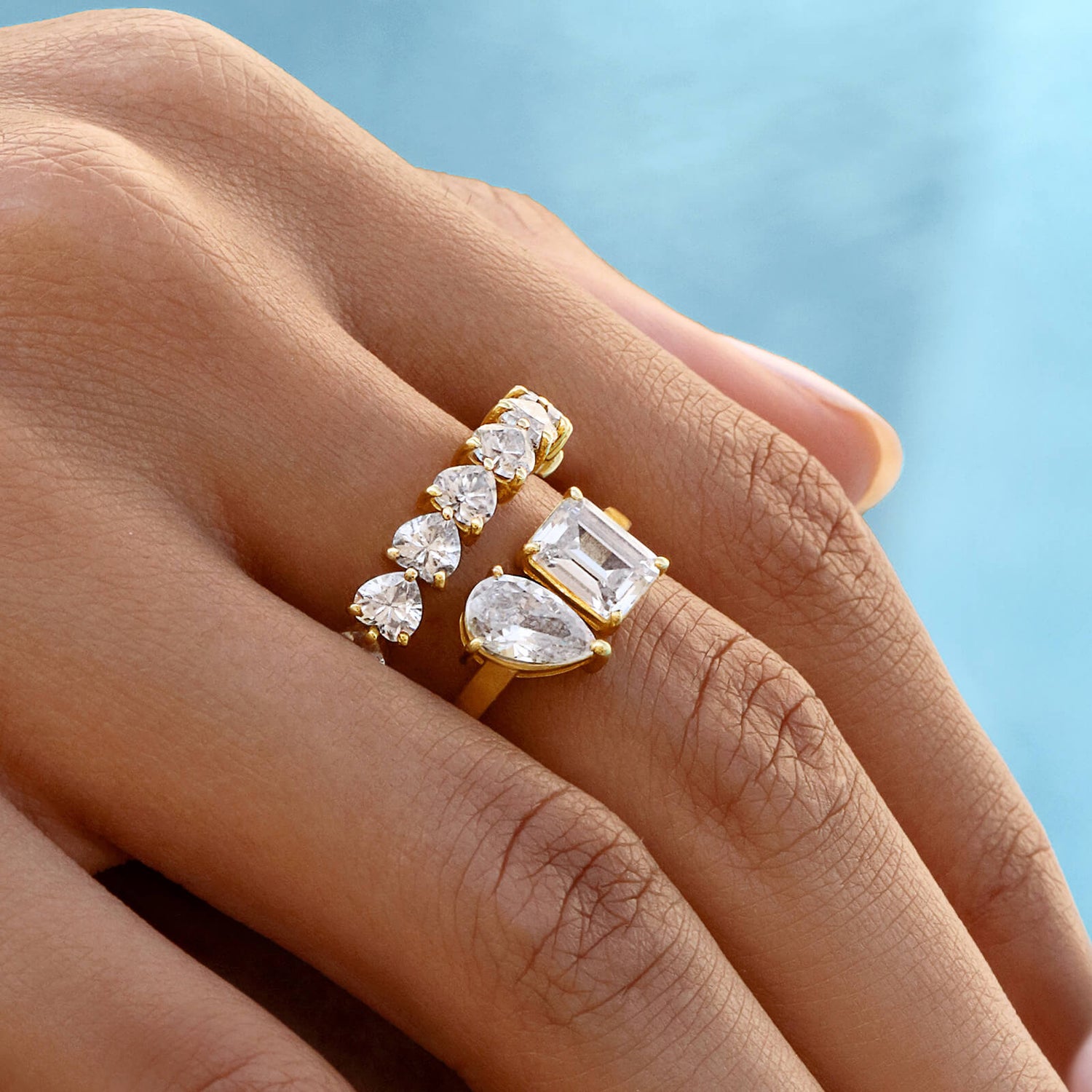 Heart Band Eternity Ring