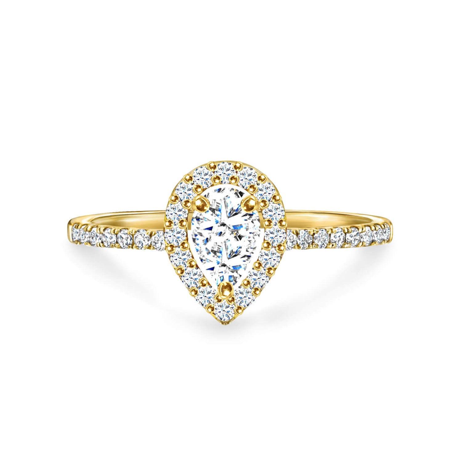 Verona Pear Cut Ring