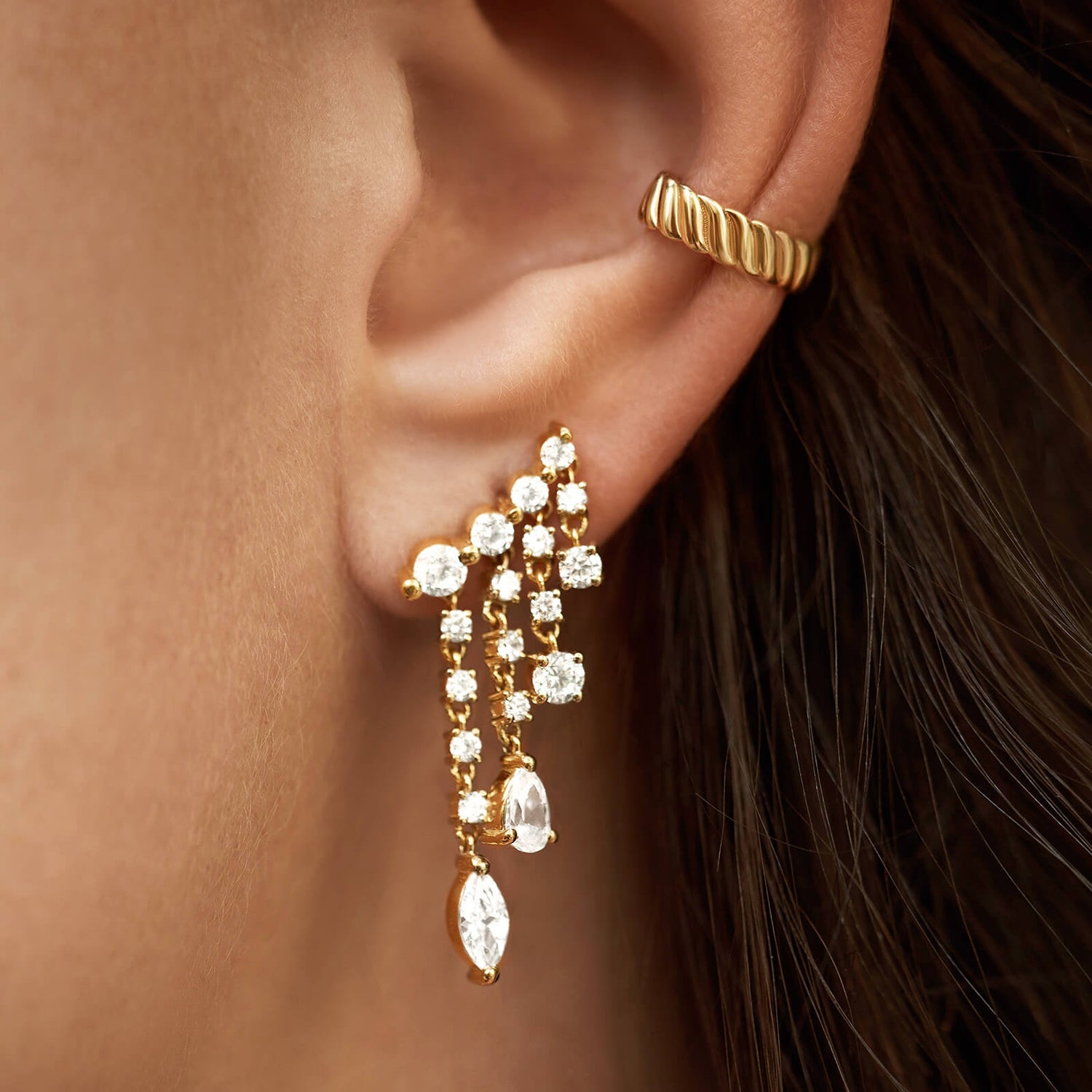 Rain Stud Earrings