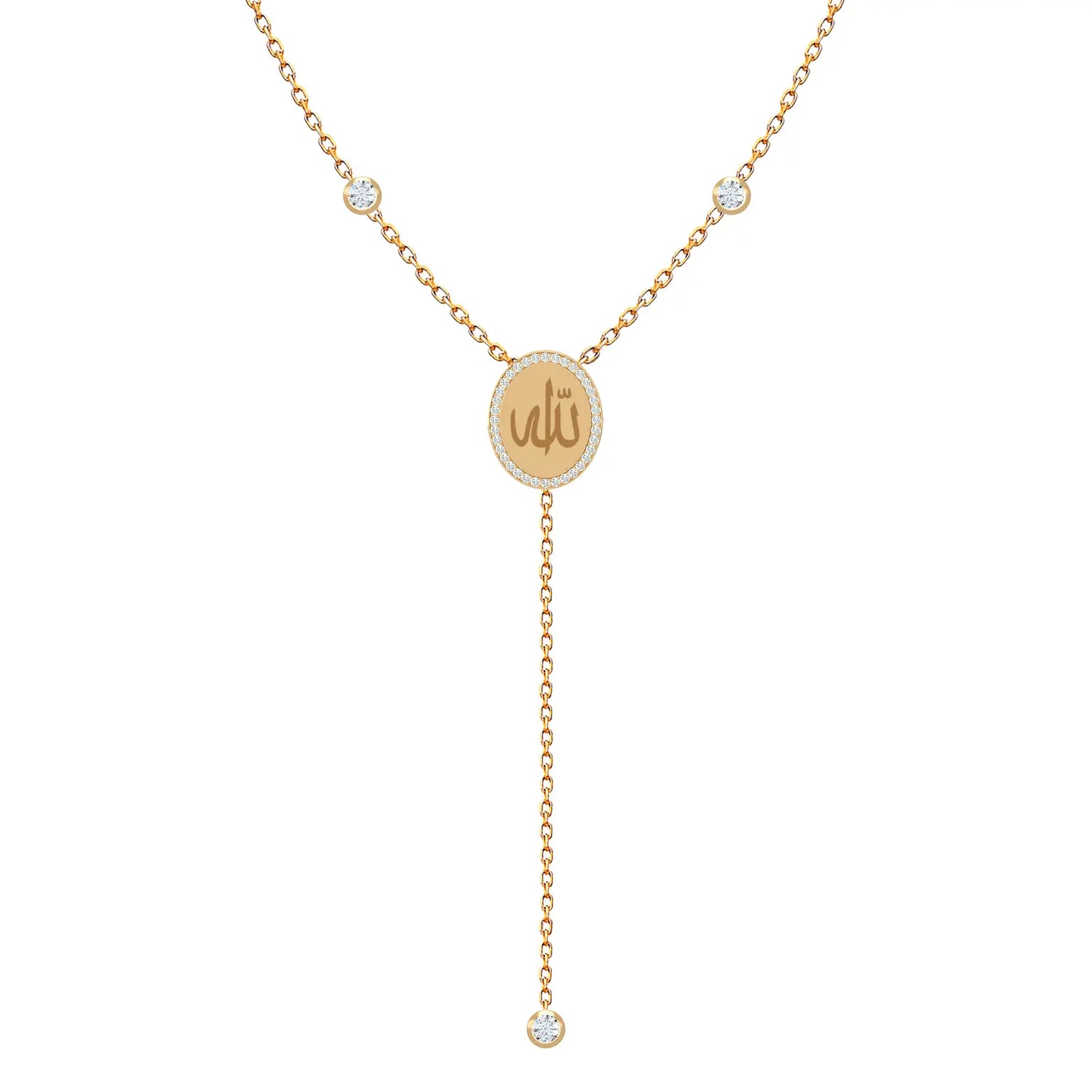 Red Carpet Allah Necklace