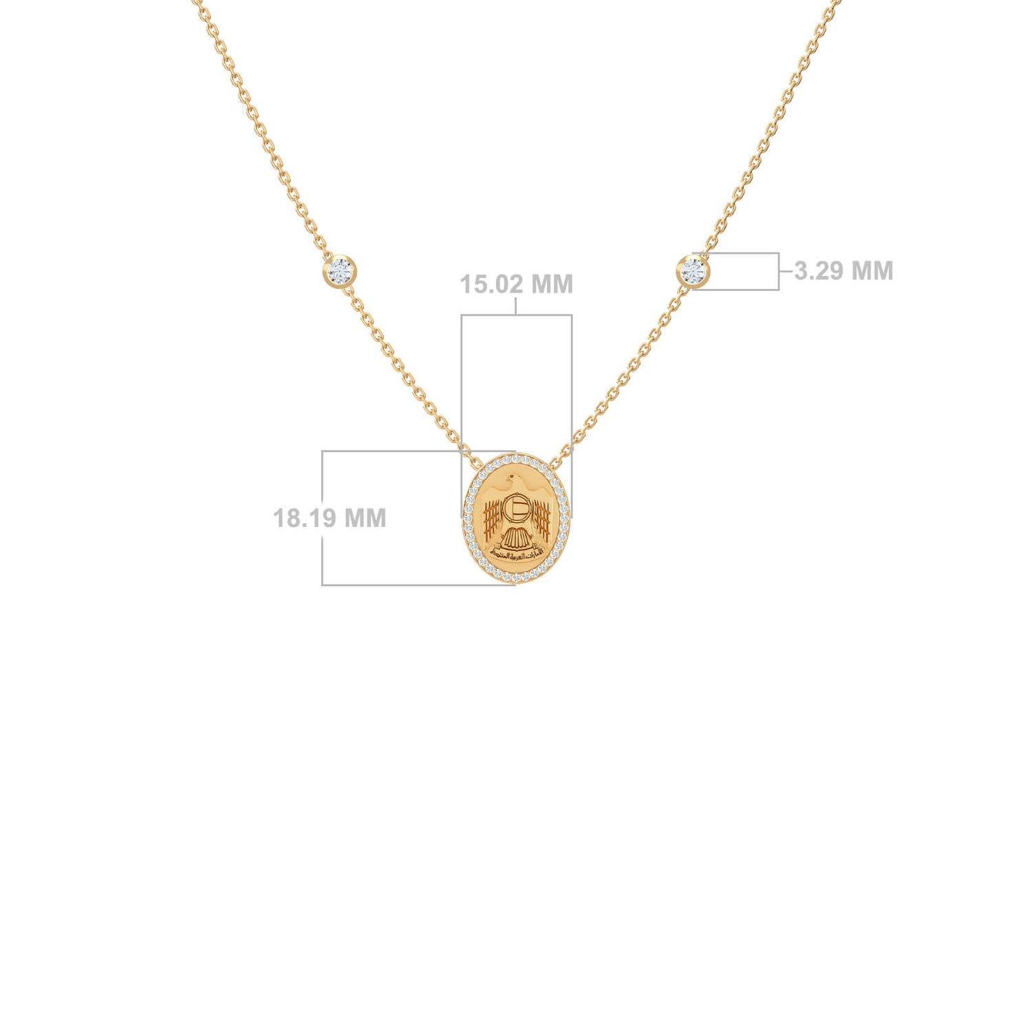 UAE Pendant Necklace
