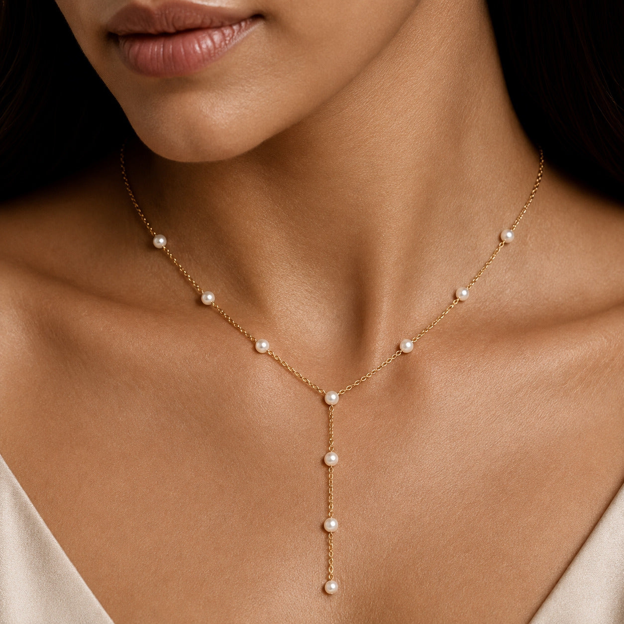Red Carpet Constellation Pearls Necklace