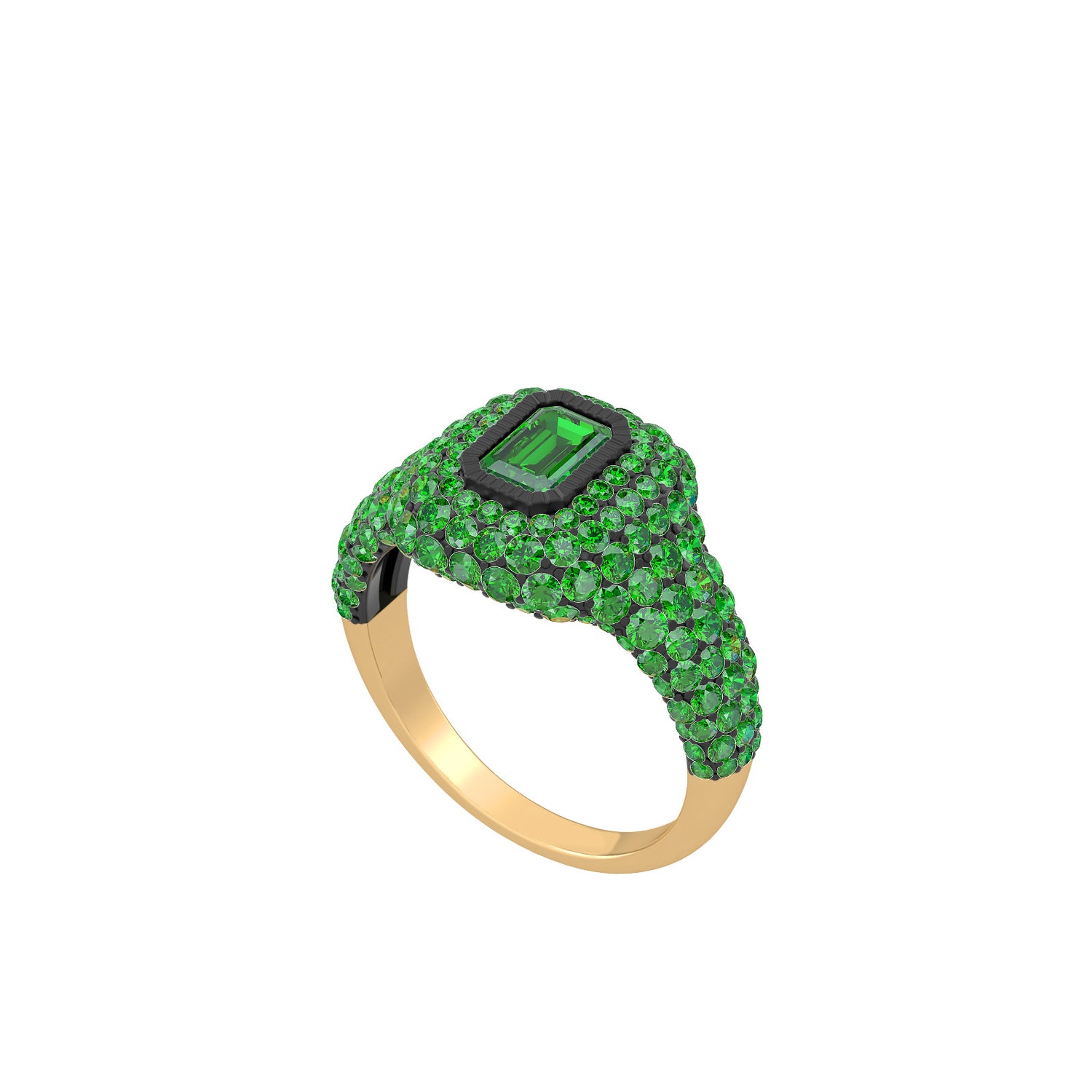 Romeo Rhodium Ring