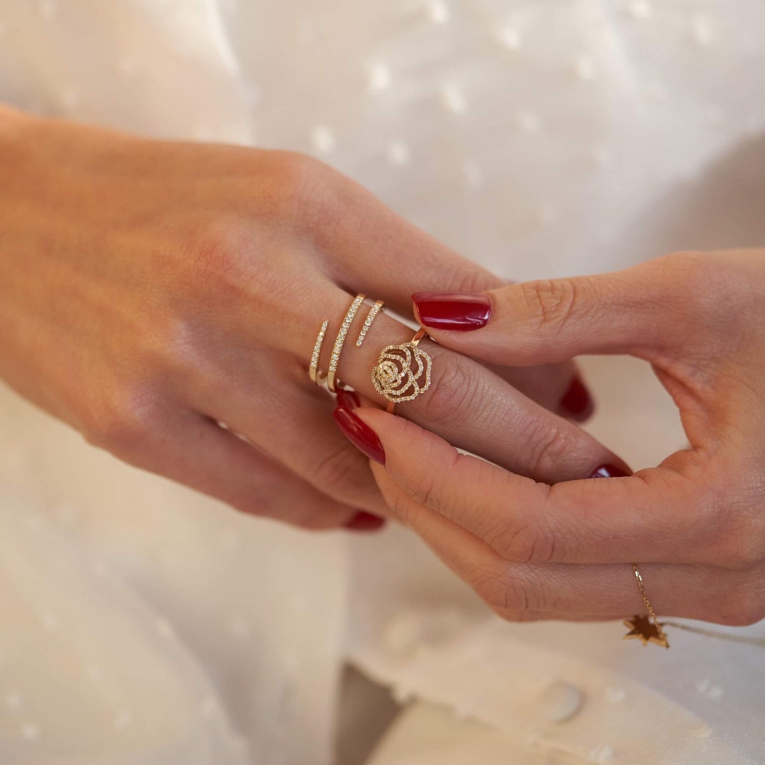 Rose Chouchou Ring