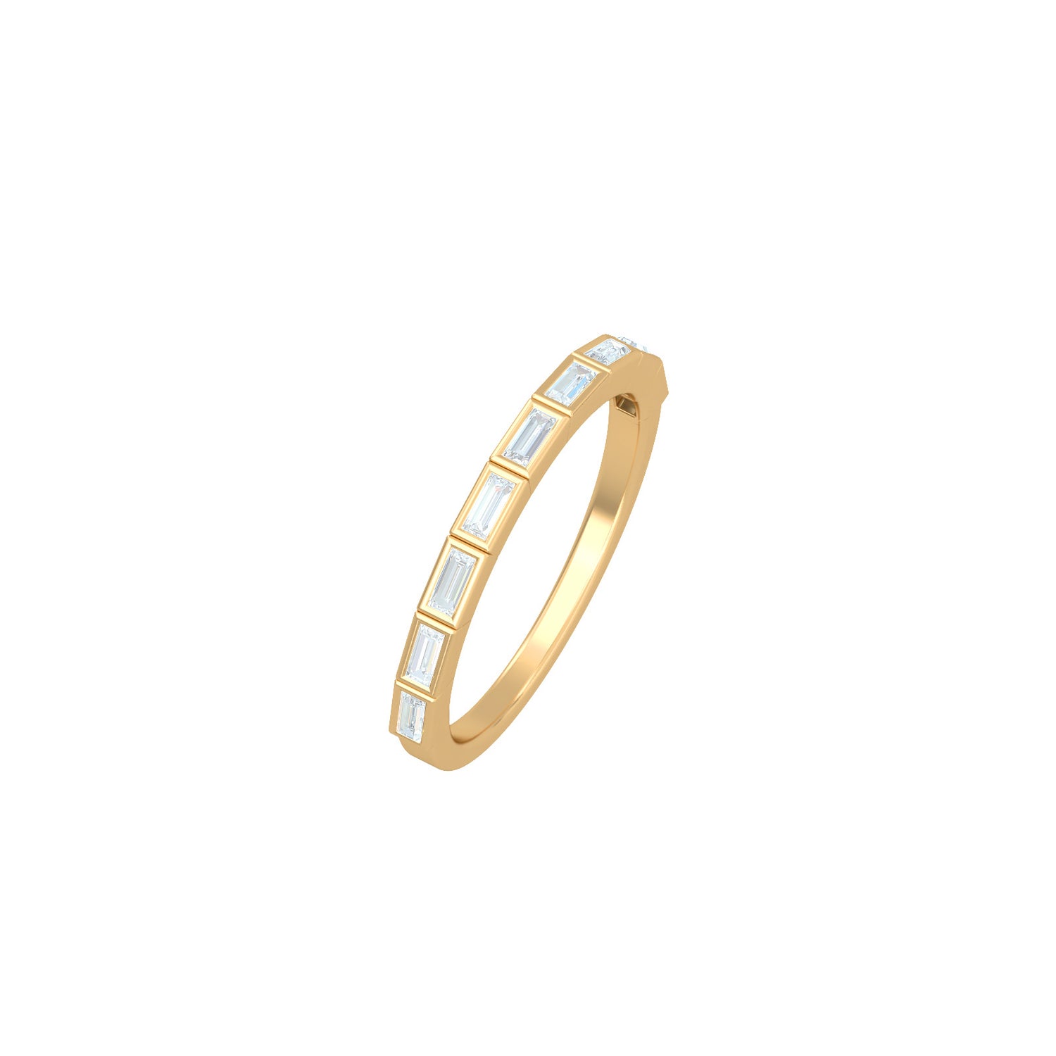 Ring Thin Baguette Half