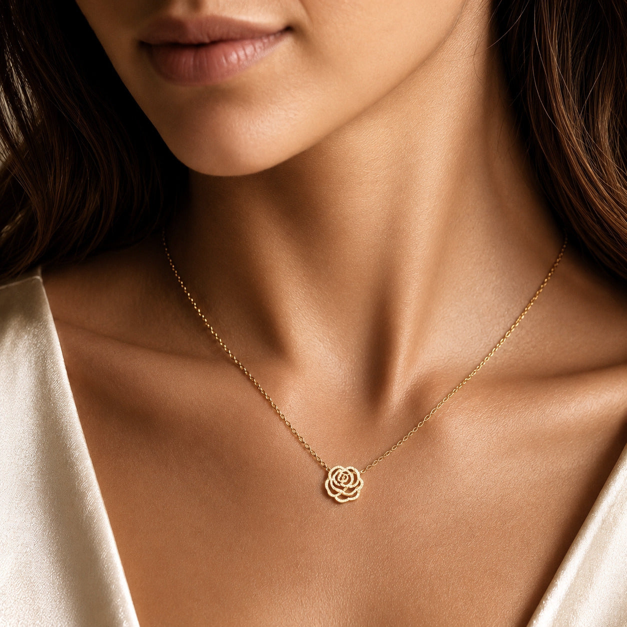 Rose Chouchou Necklace
