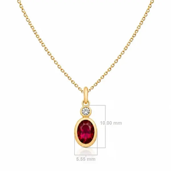 Necklace Claudia Oval
