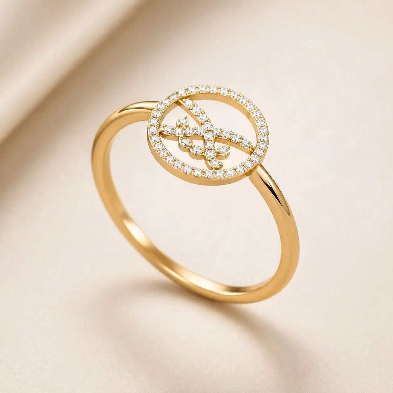 Saudi Arabia Diamond Circle Ring