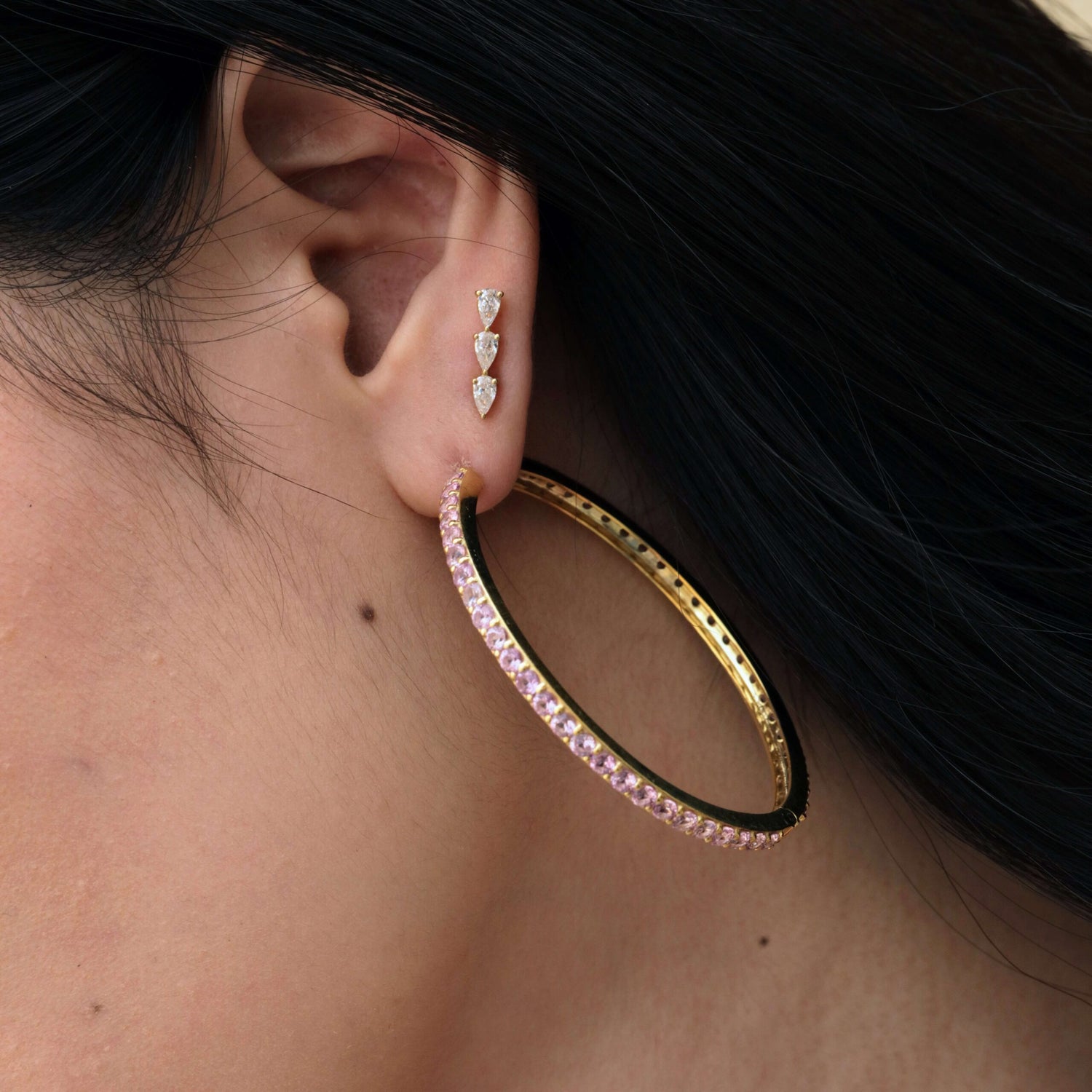 Sparkle Hoop Earrings