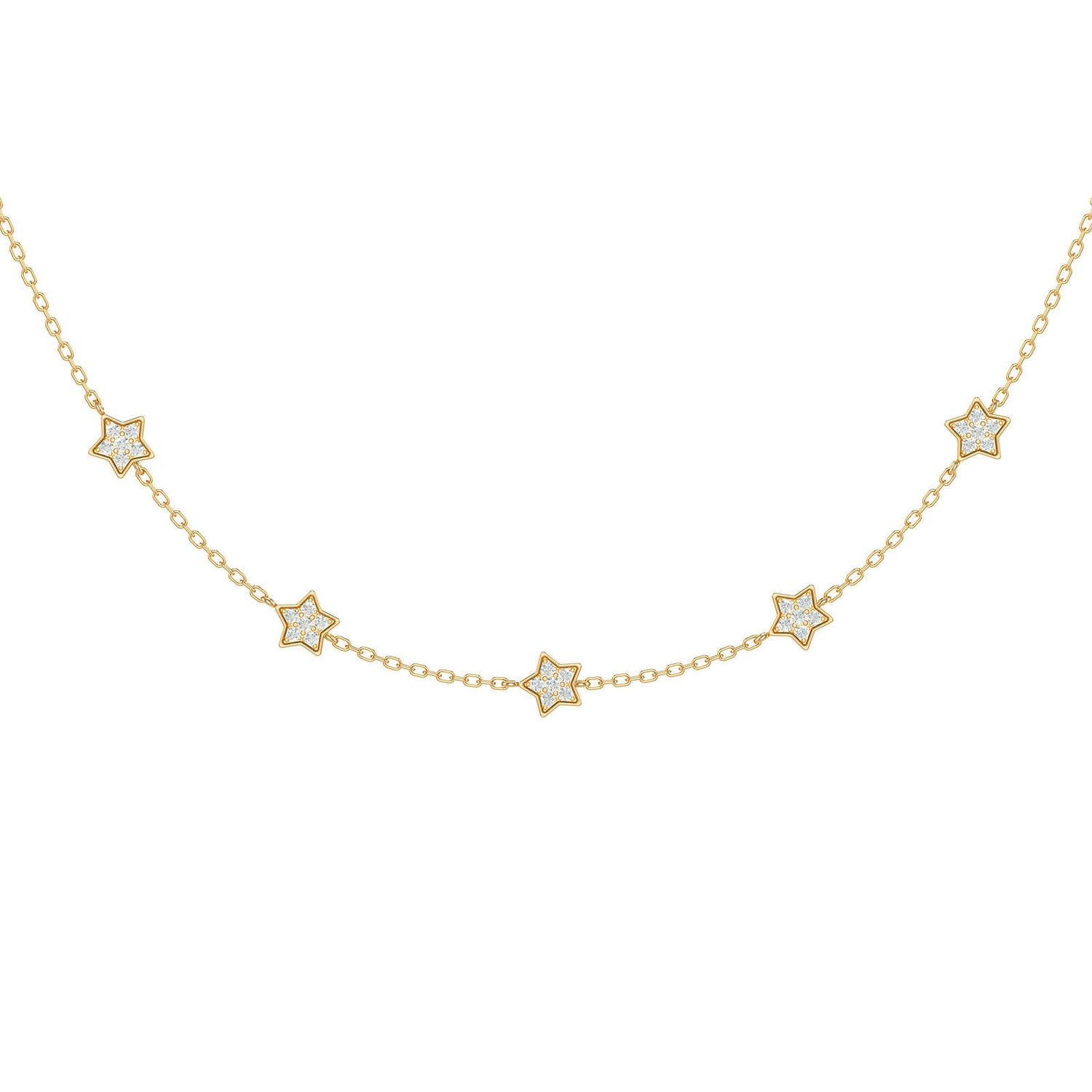 Star Diamonds Necklace