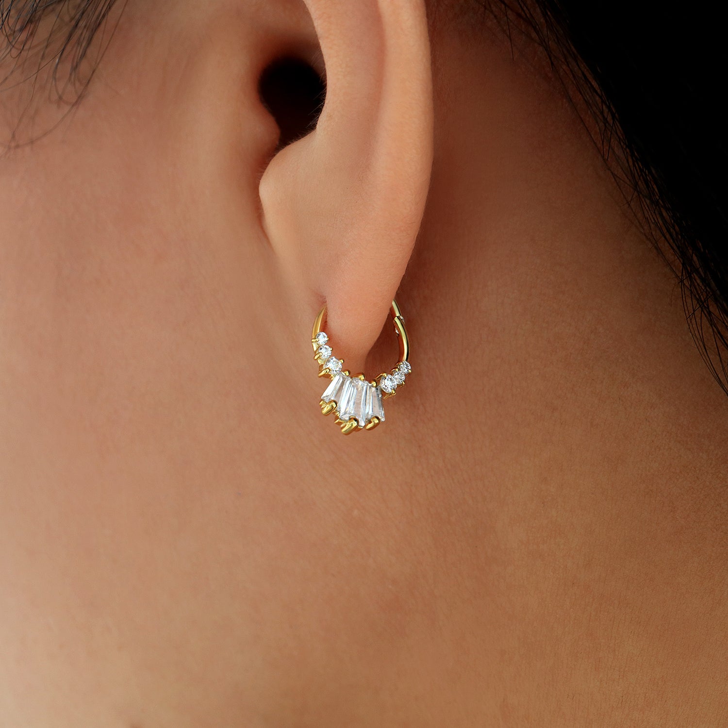 Folie Hoop Earrings