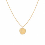 Sunny Initial Necklace Yellow