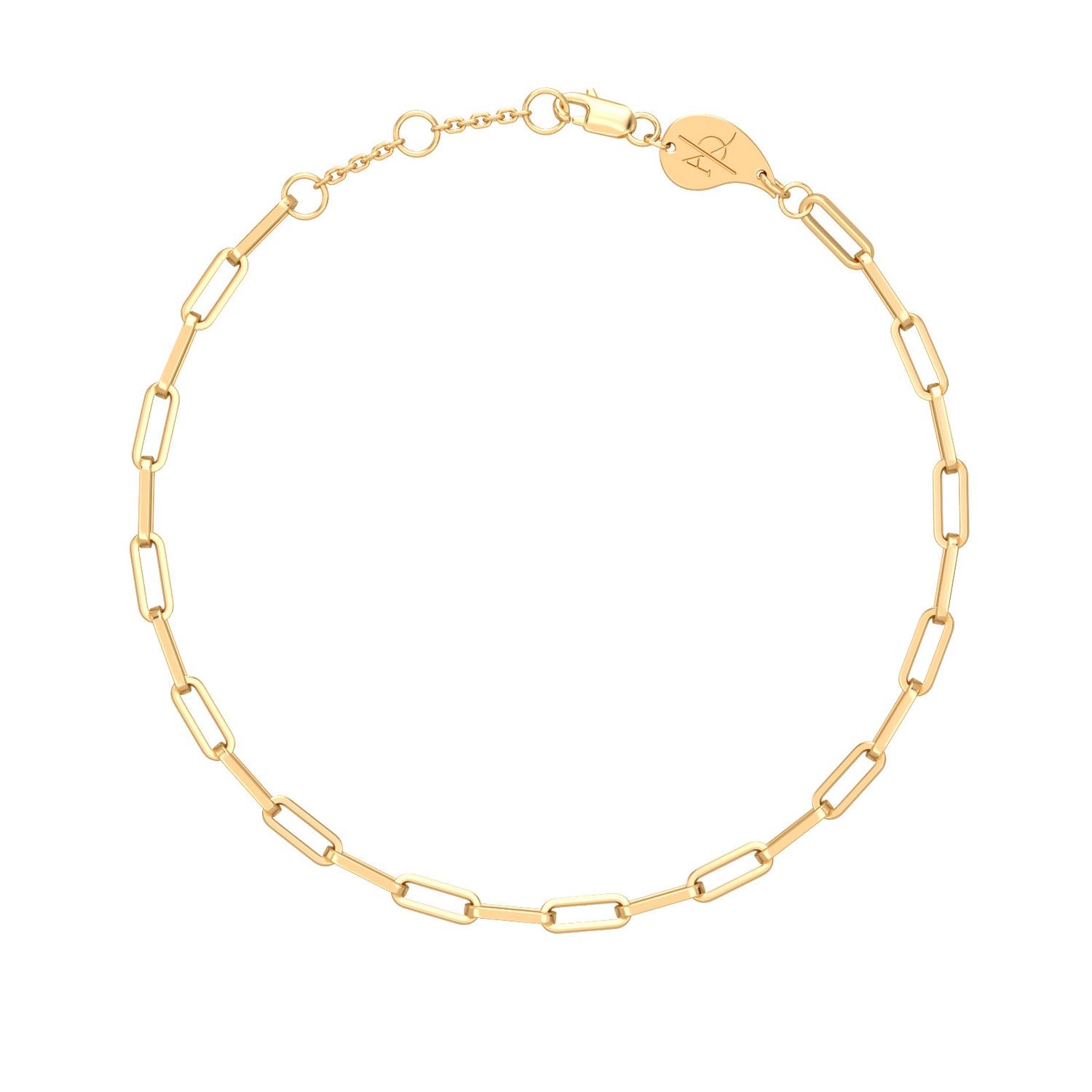 Thin Bold Links Bracelet