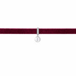 Velvet Pearl Choker necklace, solid 18K gold, view 5 of 7