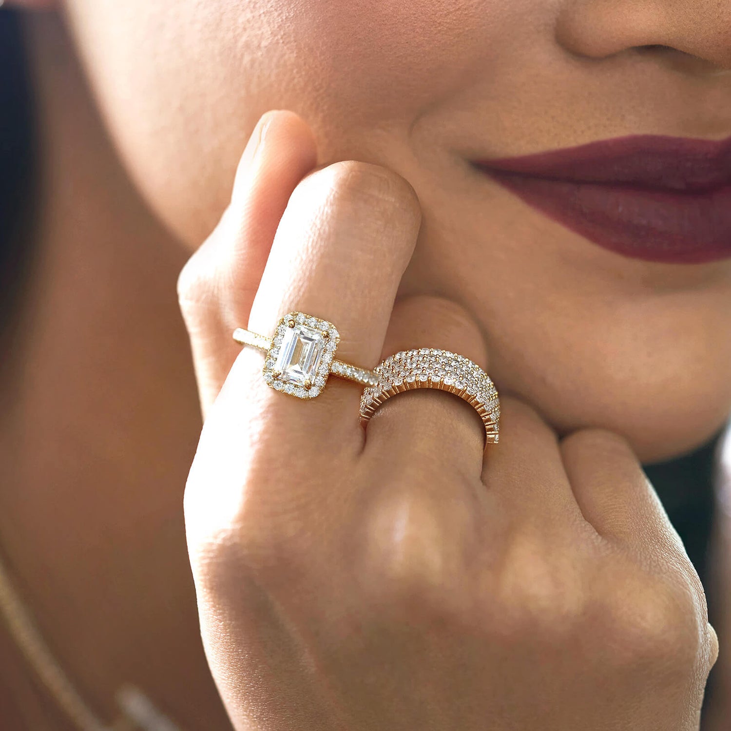 Verona Emerald Cut Ring