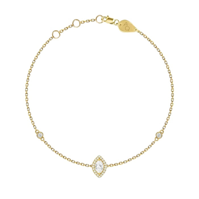 Verona Marquise Cut Anklet