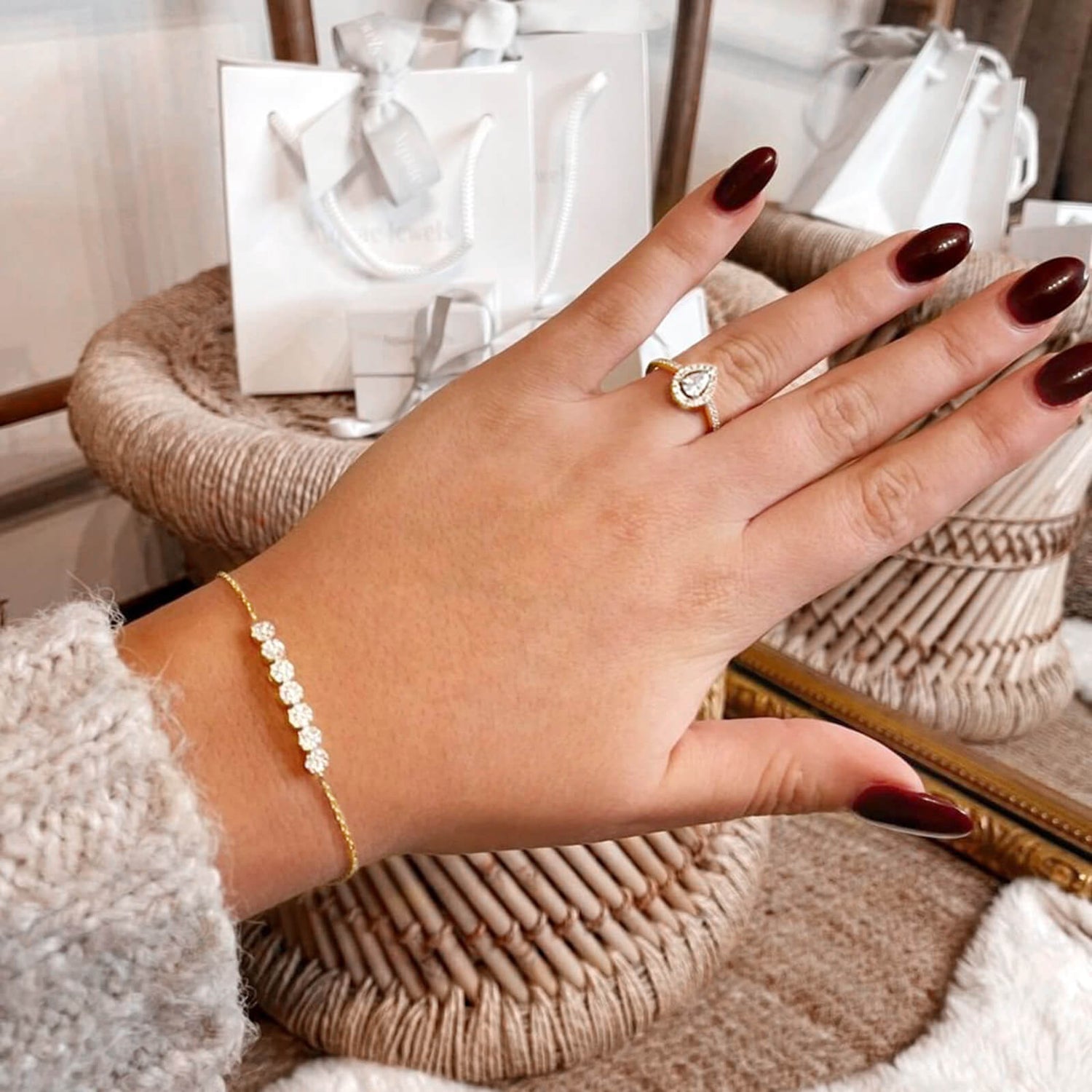 Verona Pear Cut Ring
