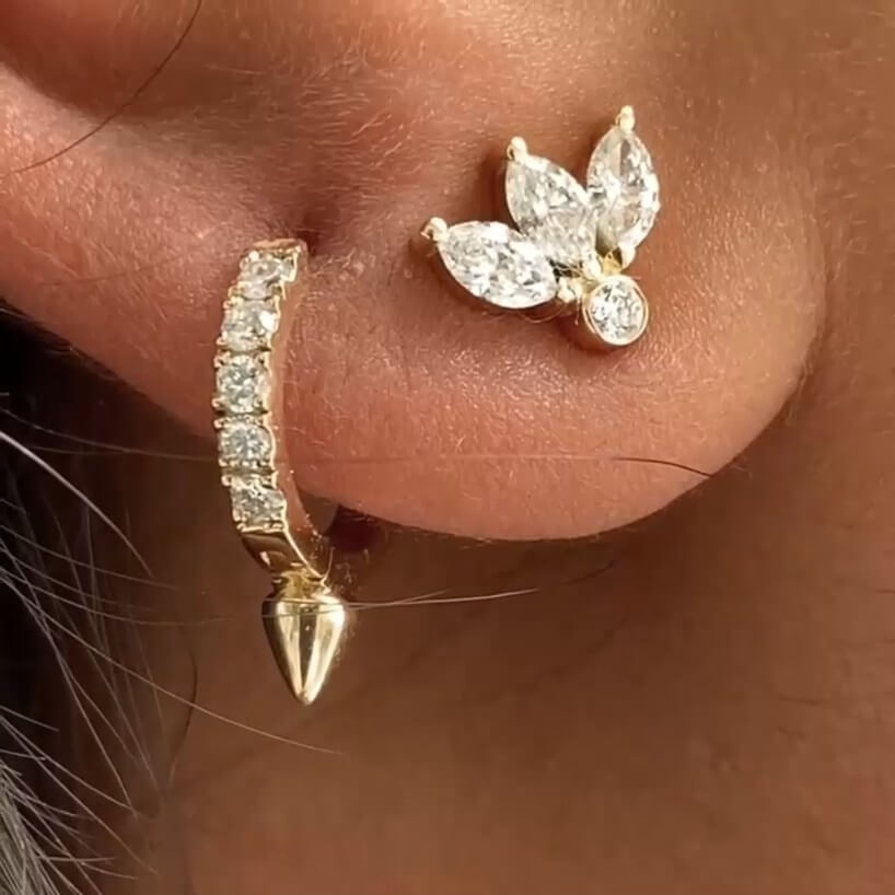 Marquise Classic Stud Earrings