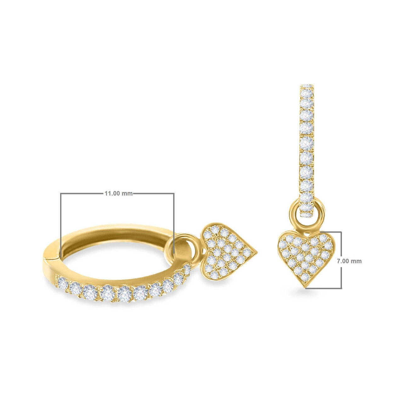 Love's Embrace Hoop Earrings
