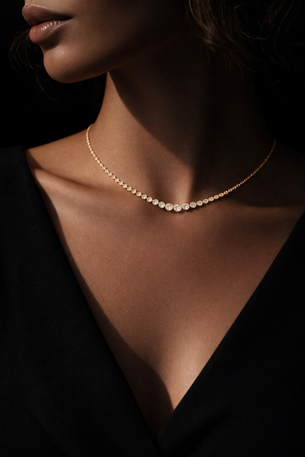 Éclat Tennis Necklace