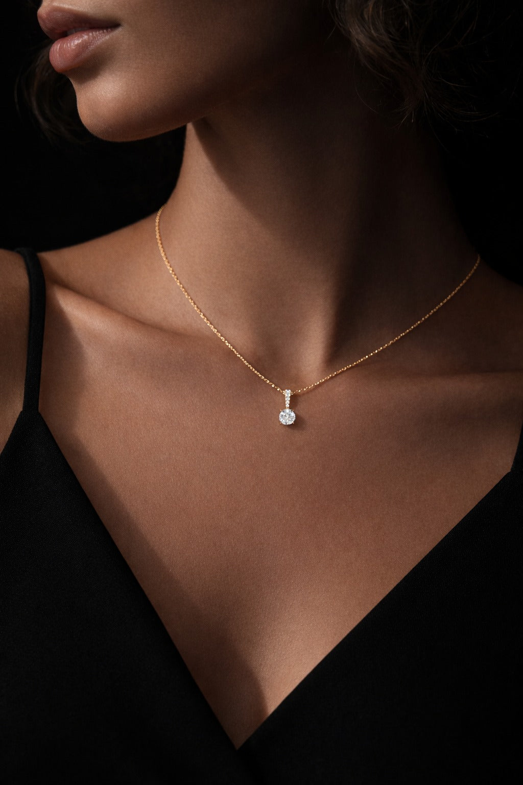 Necklace Premium Solitaire Diamond