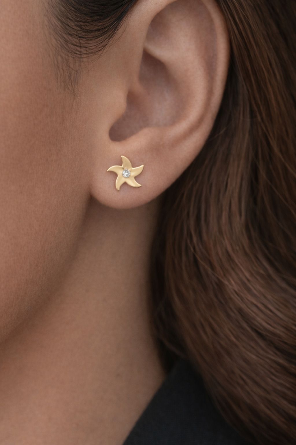 Etoile de Mer Diamond Stud Earrings