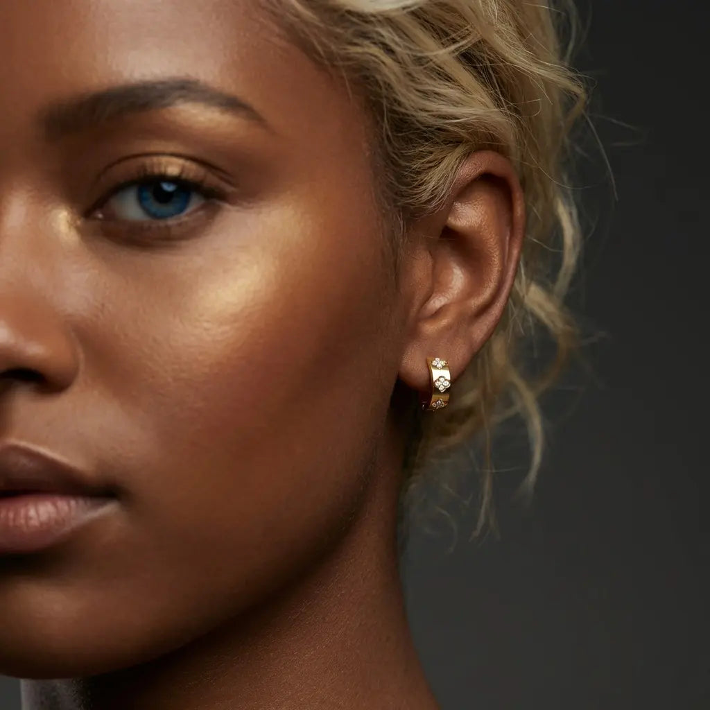 Fairy Radiance Hoop Earrings