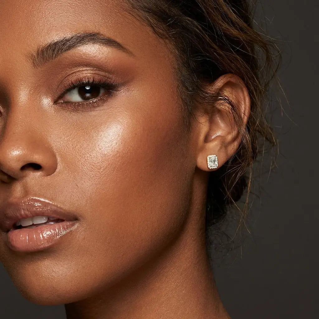 Cleopatra Diamond Stud Earrings