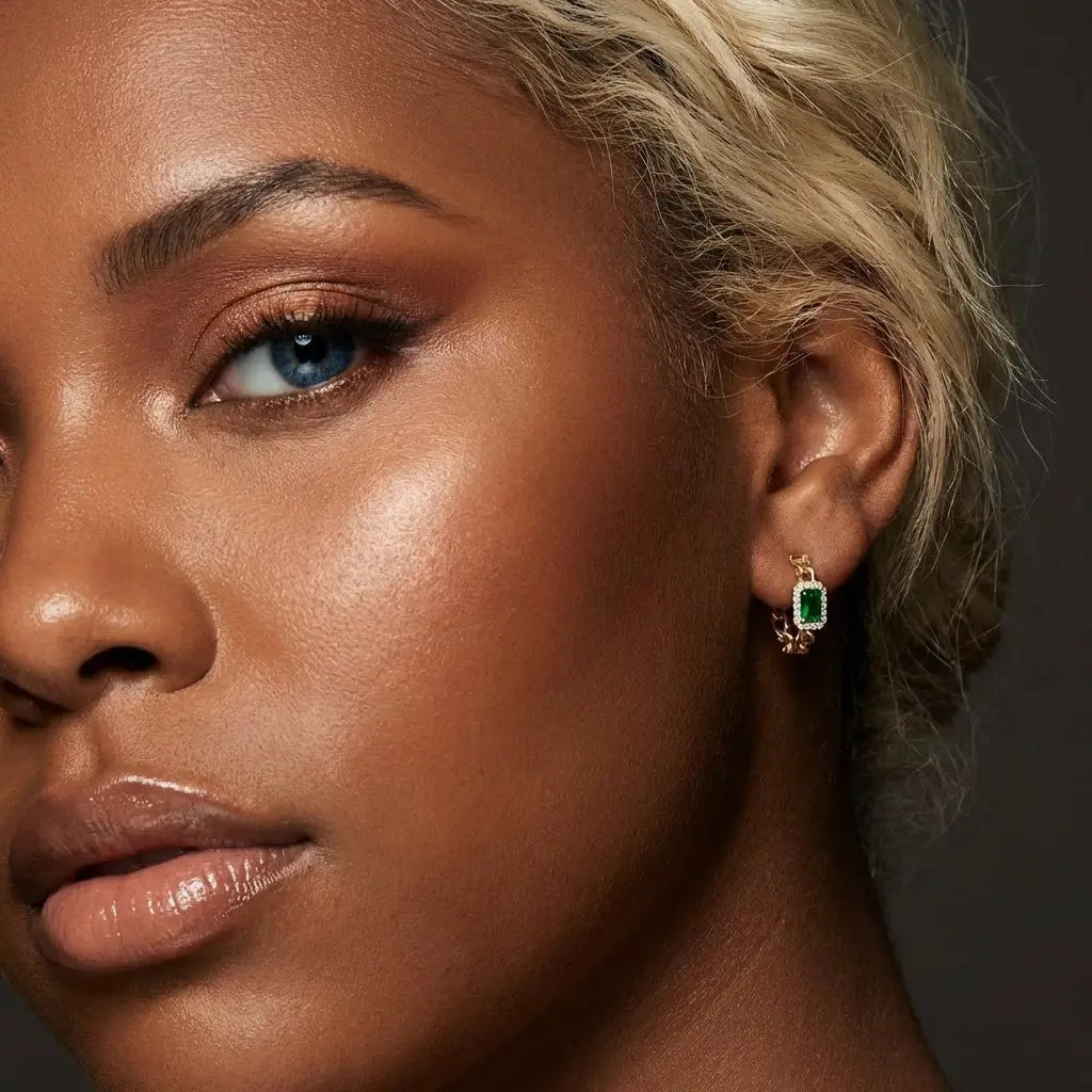 Cleopatra Hoop Earrings