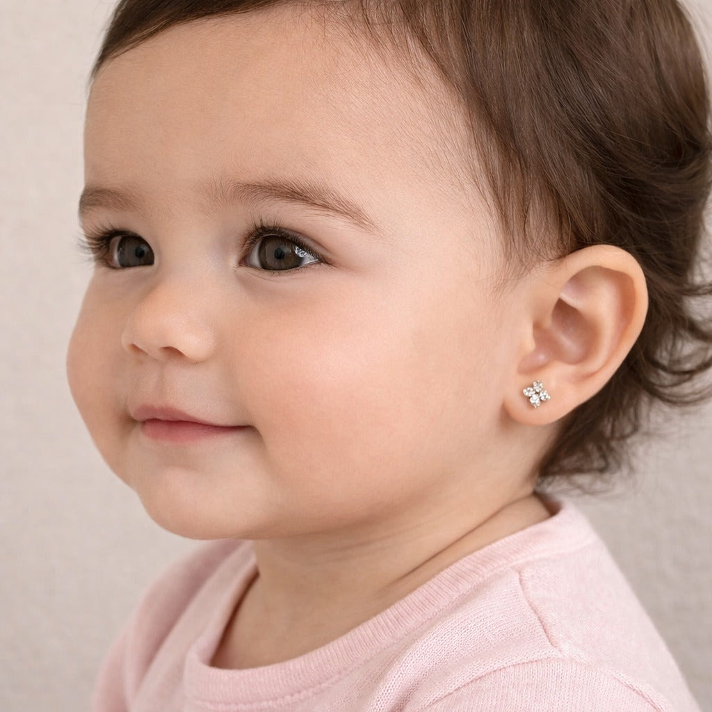 Wisteria Baby Stud Earrings