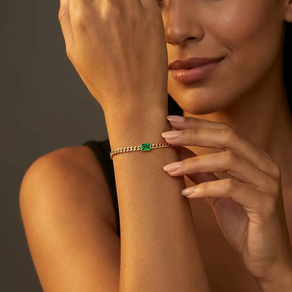 Cuban Emerald Bracelet