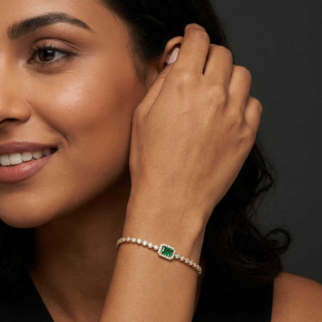 Cleopatra Premuim Precious Stone Bracelet