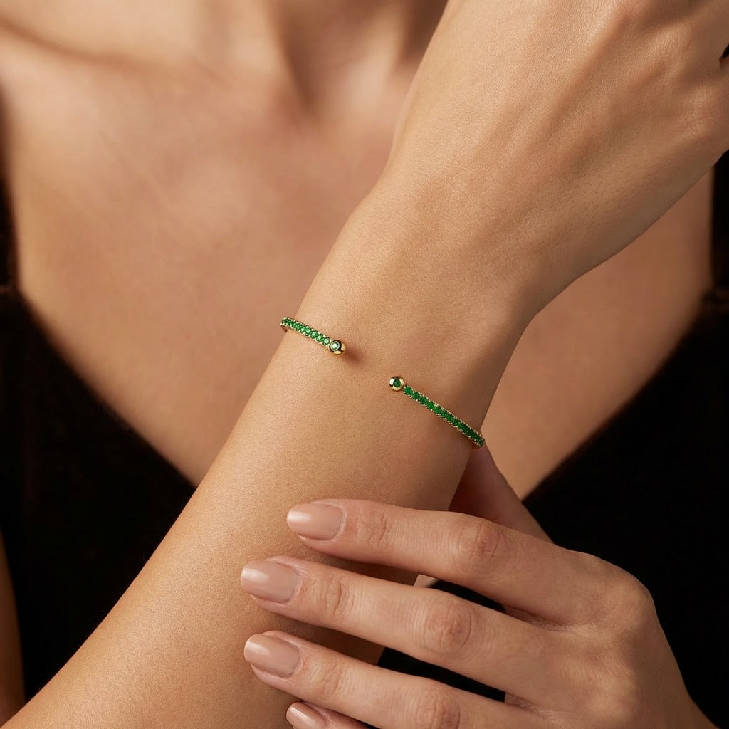 Precious Stone Skinny Bracelet