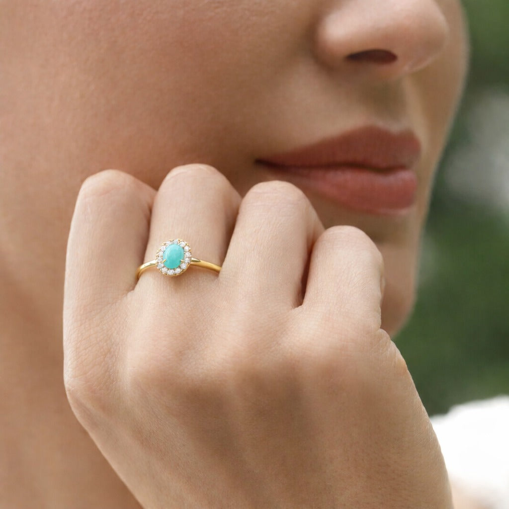 Turquoise Princess Ring