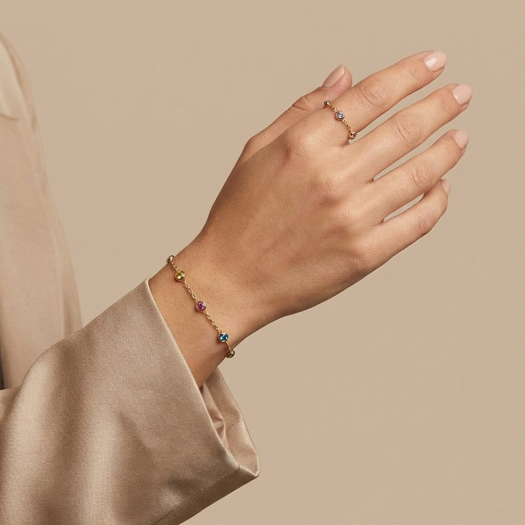 Sahara Stones Ring chain