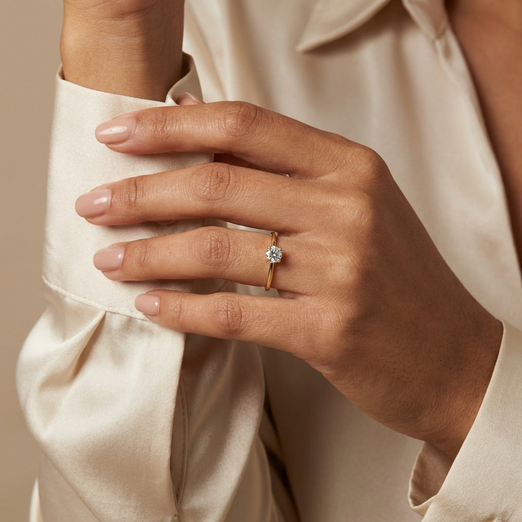 Round Solitaire Ring