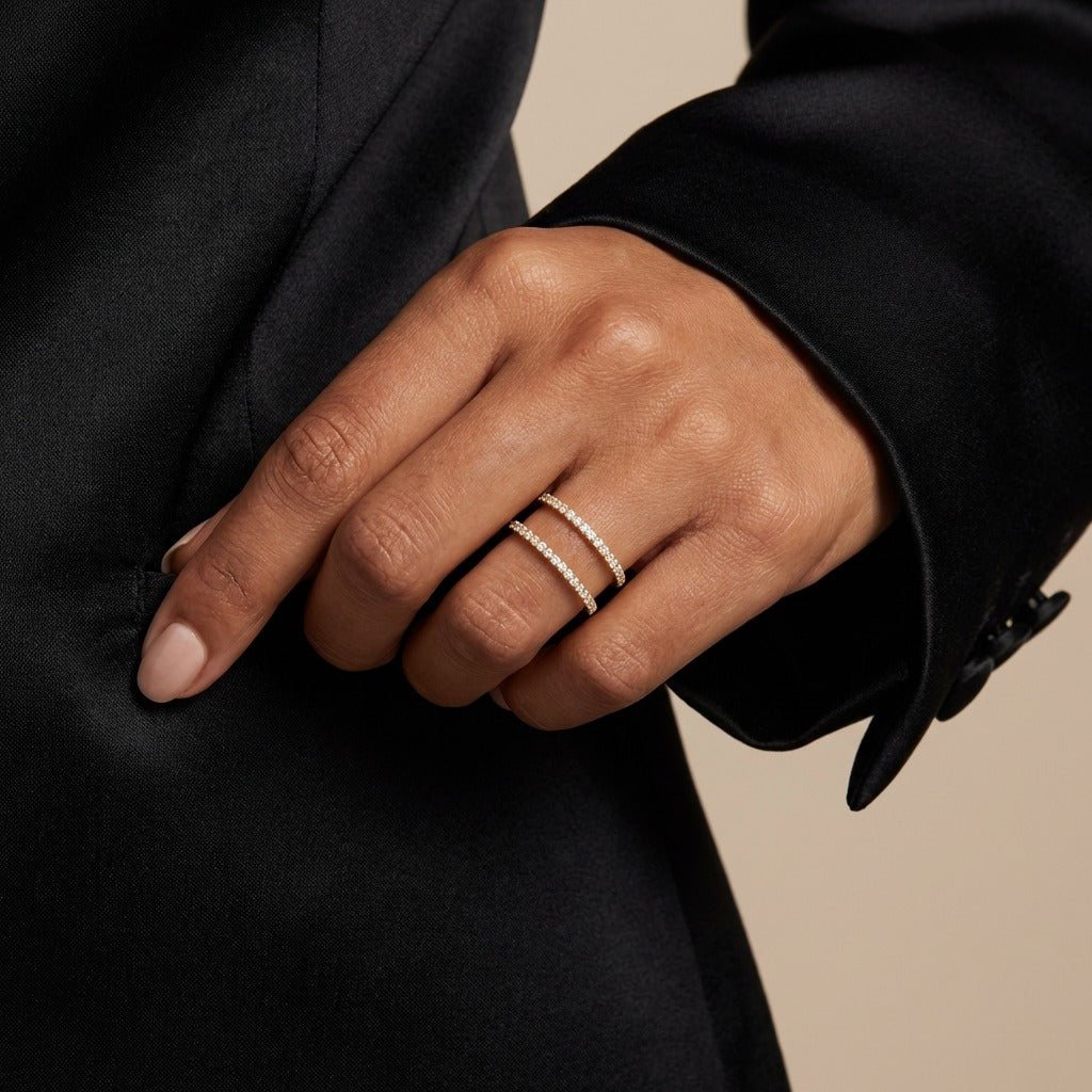 Double Line Ring